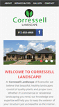 Mobile Screenshot of corressell-landscape.com